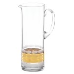 Truro Gold Glass Pitcher 4” Diameter x 12” High
Hand wash only.
